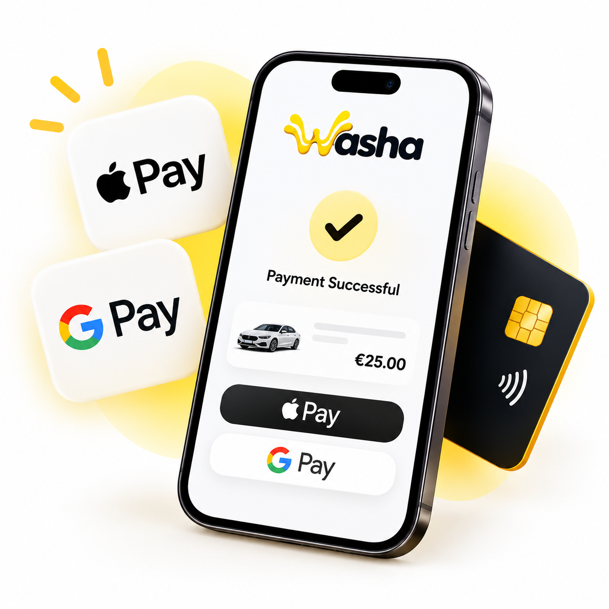 Οπτικό Apple Pay και Google Pay